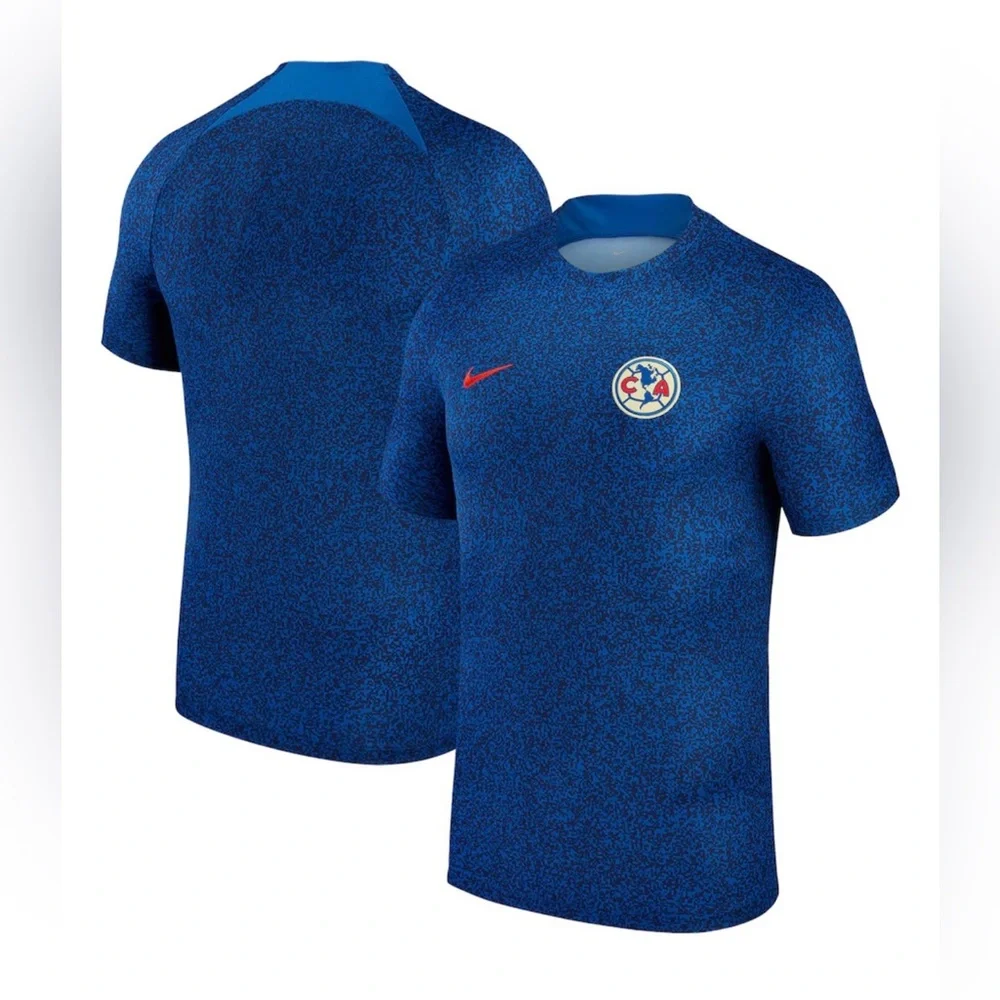 Club America Nike Dri-Fit 2023/24 Academy Pro Pre-Match Blue Jersey Size M NWT